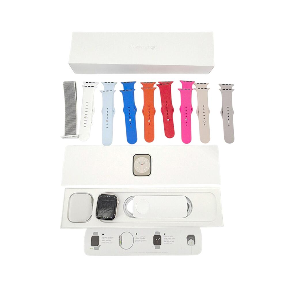 APPLE Watch Series 8 45mm Starlight Aluminum Case 45mm